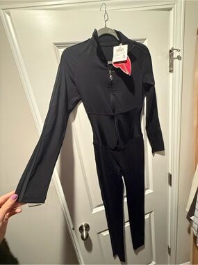 Bona Fide Women's Long-Sleeve Zip Jumpsuit